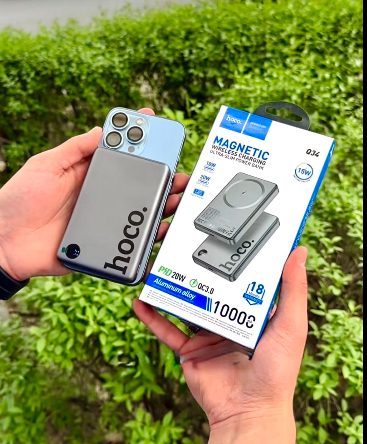 Hoco Q34 Clever 10000mAh Magnetic Power Bank