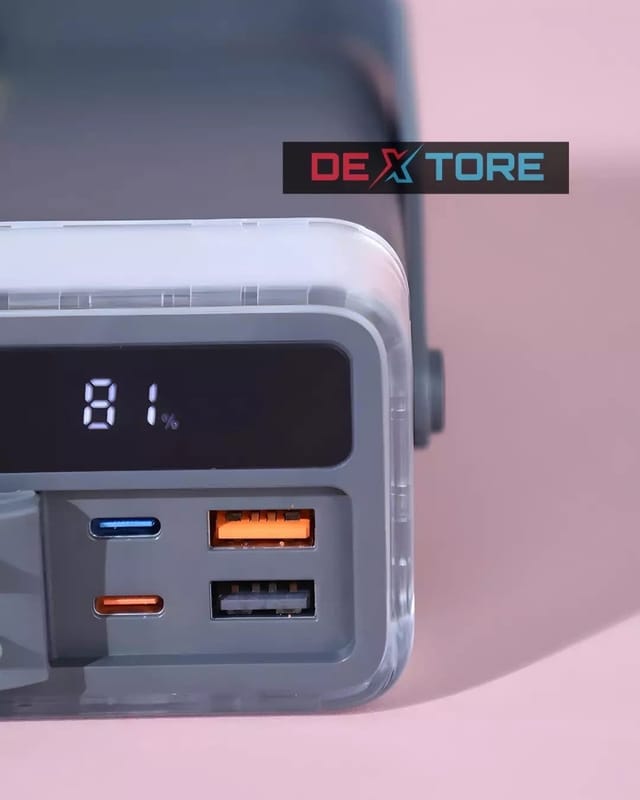 Remax RPP-596 Fluorite Series 40000mAh Colorful LED Fast Charging Power Bank_img_1