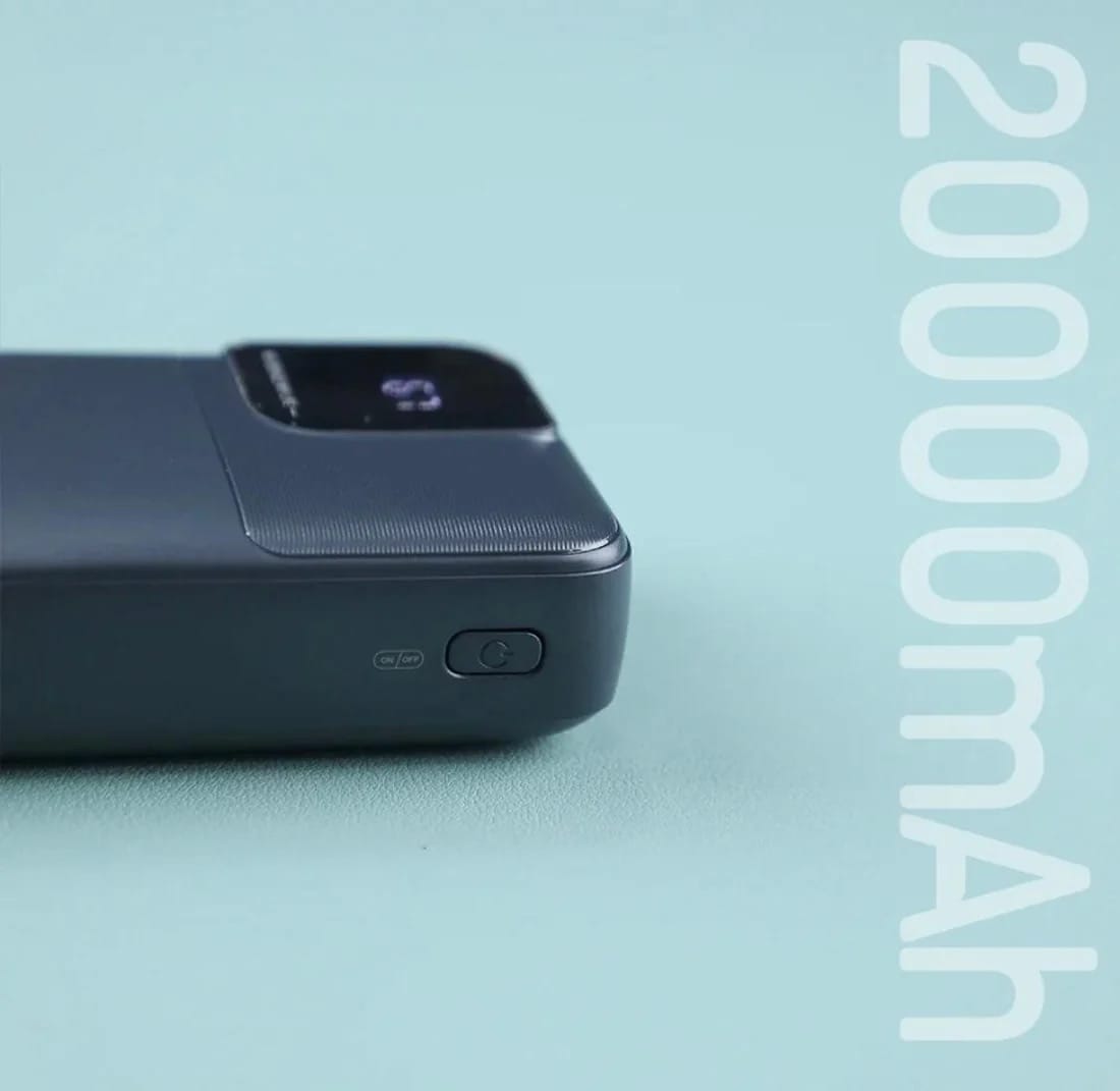 REMAX RPP-658 20000mAh Power Bank with Built-in Cables - Triple Output Portable Charger (Black)