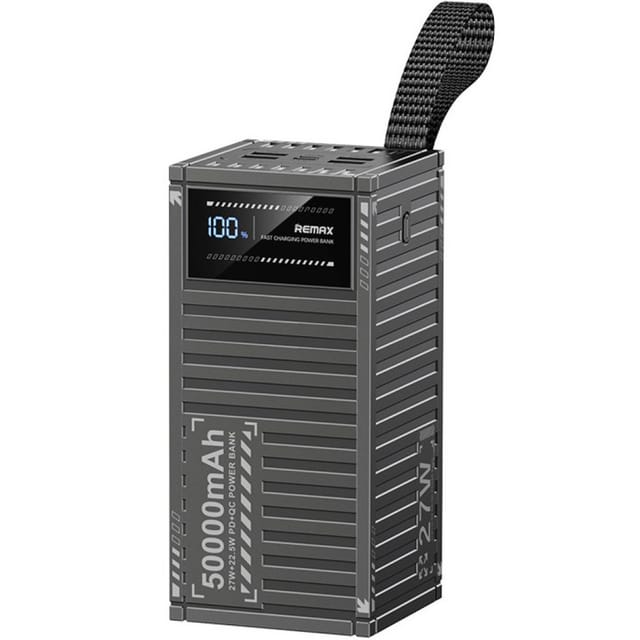 REMAX RPP-161 Container Series 50000mAh Power Bank - PD 27W + QC 22.5W Fast Charging with Handle_img_1