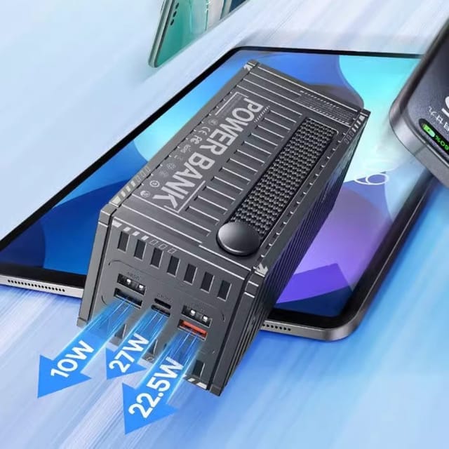 REMAX RPP-161 Container Series 50000mAh Power Bank - PD 27W + QC 22.5W Fast Charging with Handle_img_3