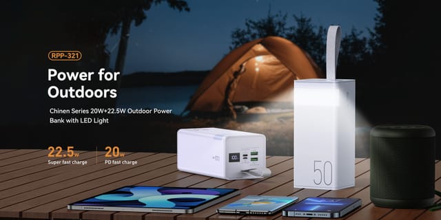 Remax Chinen RPP-321 50000mAh 22.5W Outdoor Power Bank with LED Light_img_8