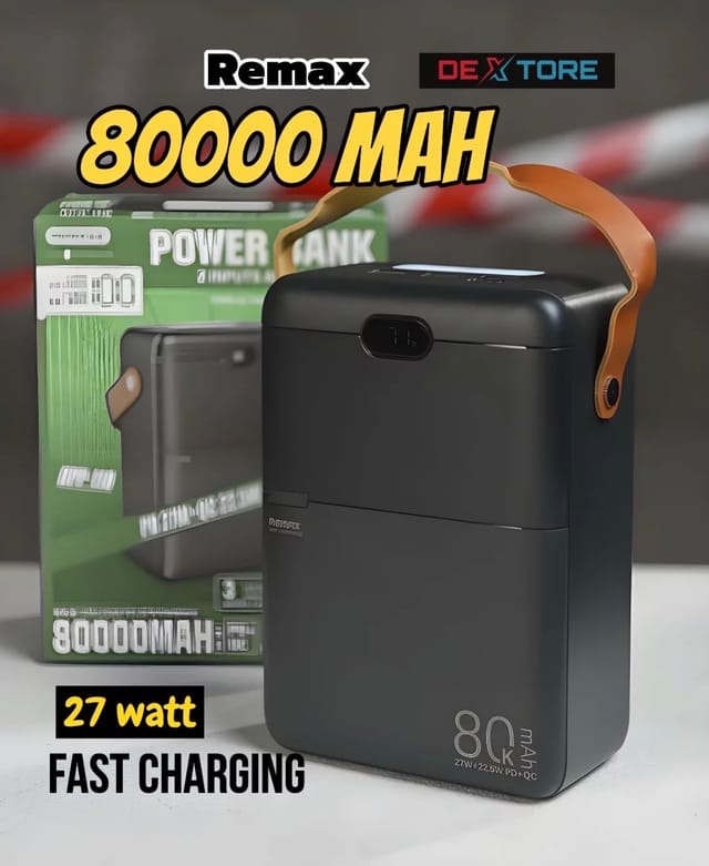 Remax RPP-118 80000mAh 27W + 22.5W Fast Charging Power Bank_img_2