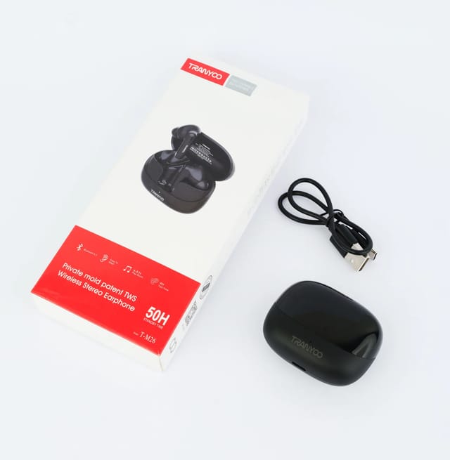 TRANYOO T‑M26 TWS | Bluetooth 5.3 | IPX5 Waterproof | Touch Control | Noise Reduction Mic | 20 h Playtime_img_2