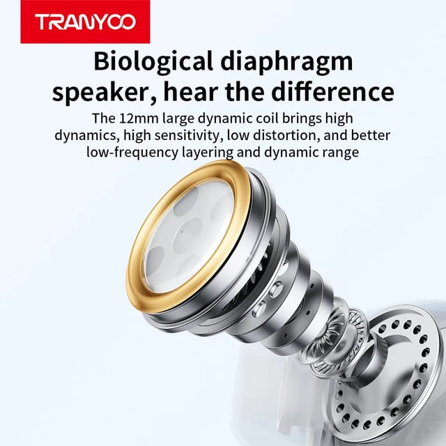 TRANYOO T‑M26 TWS | Bluetooth 5.3 | IPX5 Waterproof | Touch Control | Noise Reduction Mic | 20 h Playtime_img_6