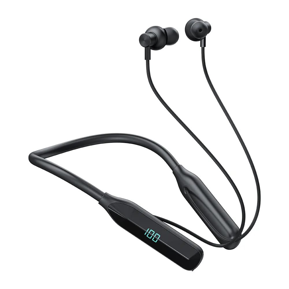 Tranyoo T‑M28 Bluetooth 5.3 Neckband Earphones – 120H Playback, IPX5 Sports, Low Latency