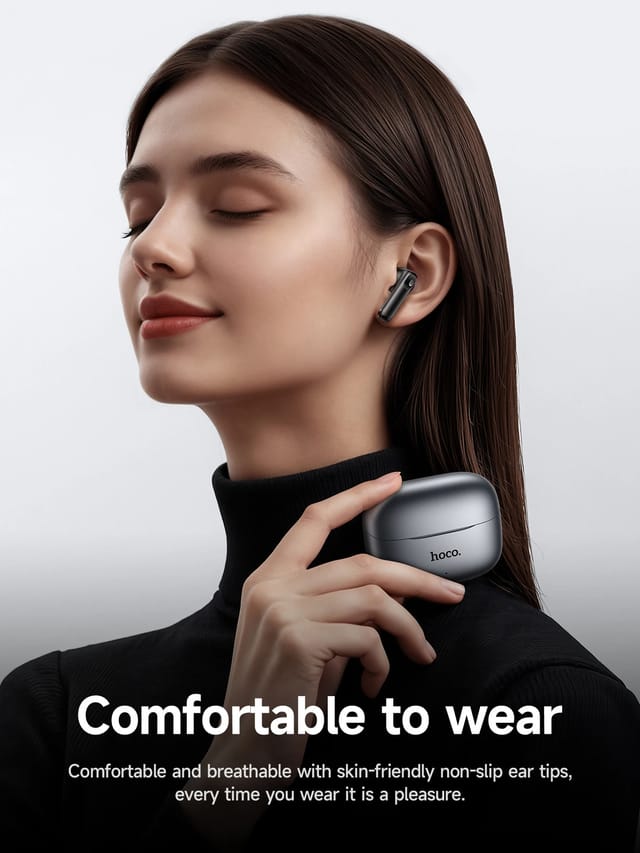 Hoco EQ27 Fun ANC+ENC AI Translation Earbuds – 134 Languages, Bluetooth 5.4, Long Battery_img_8