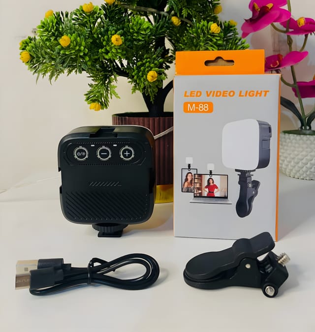 M88 Mini Portable LED Fill Light | 3 Color Modes | Rechargeable Photography & Video Light_img_3