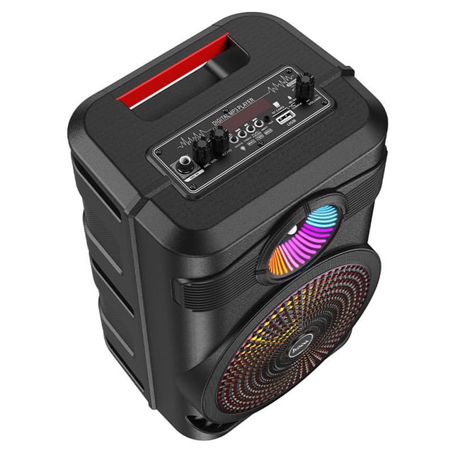 Hoco BS46 Wireless Karaoke Bluetooth Speaker | 8-Inch Woofer, Mic Support & LED Light_img_2