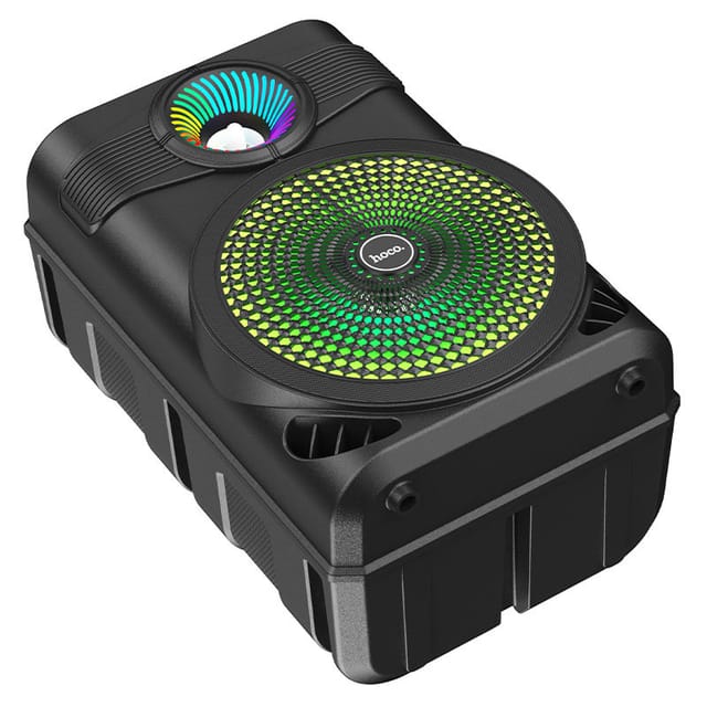 Hoco BS46 Wireless Karaoke Bluetooth Speaker | 8-Inch Woofer, Mic Support & LED Light_img_3