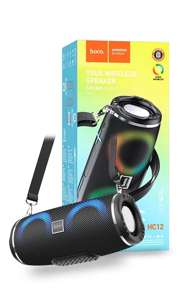 Hoco HC12 True Wireless Bluetooth Speaker | 10W Stereo Sound, FM & TWS_img_1