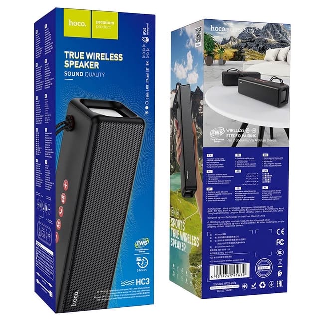 Hoco HC3 Bounce Sports Waterproof Bluetooth Speaker | 10W Stereo, 6H Playtime_img_1