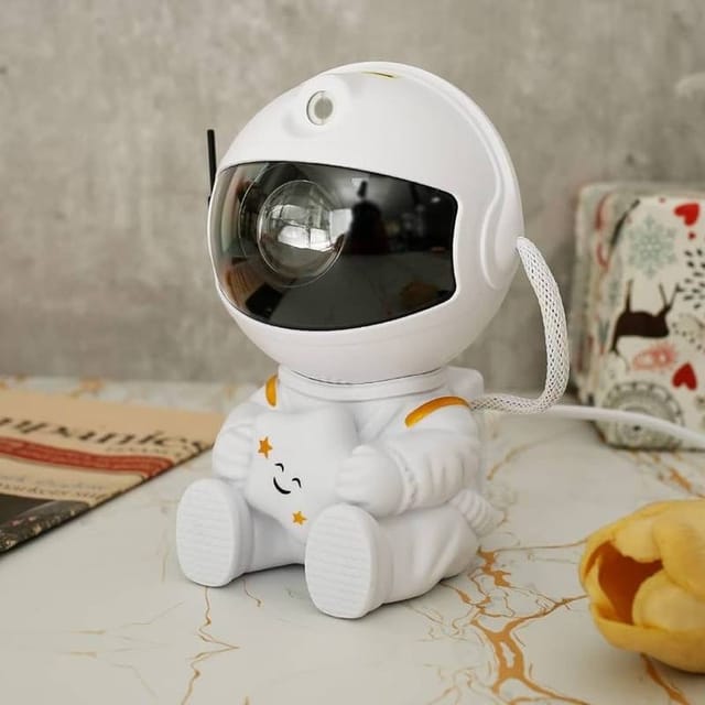 LED Galaxy Astronaut Projector USB Night Lamp | Starry Nebula Light with Remote_img_0