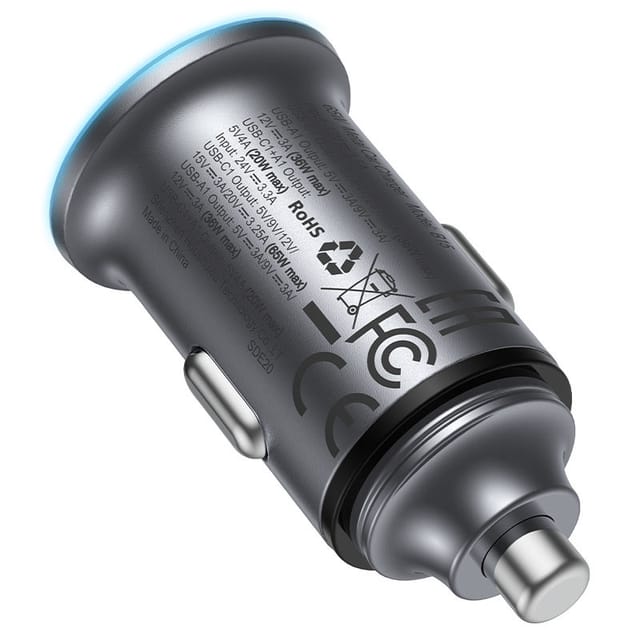 Acefast B15 Car Charger 65 watt USB + C_img_3